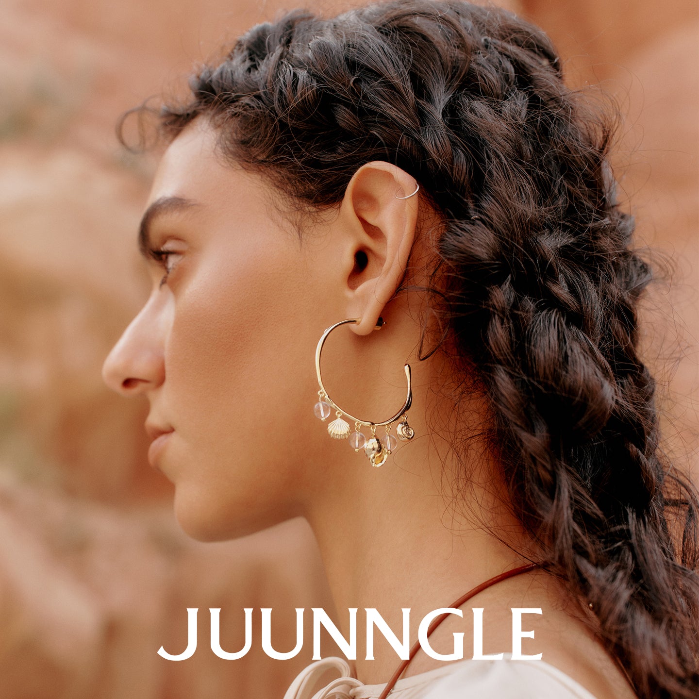 Mussel Bay Pendant Earrings