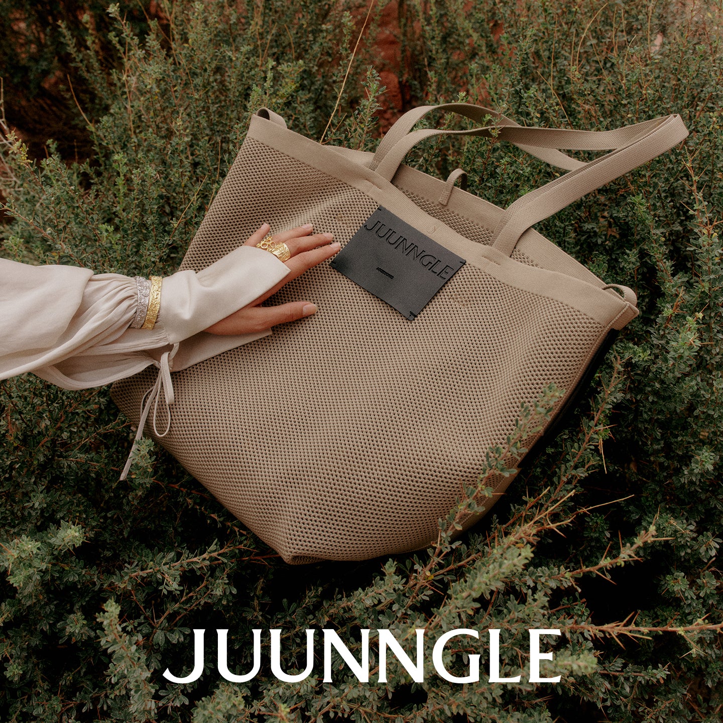 Life Tree Knitted Tote Bag