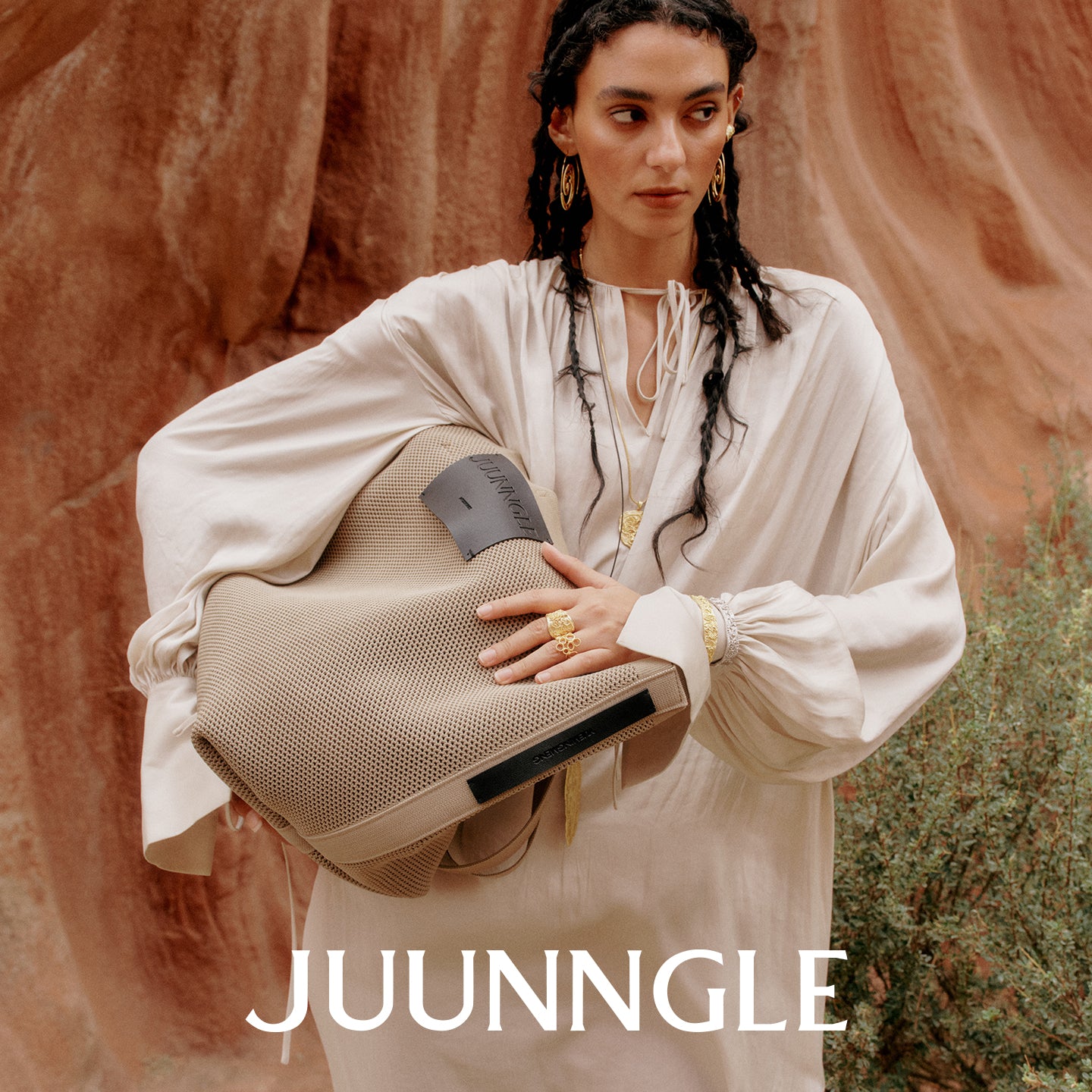 Life Tree Knitted Tote Bag