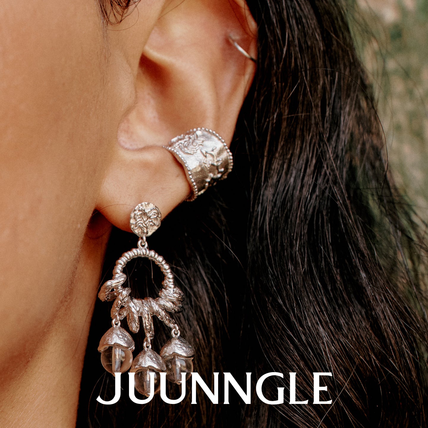 Life Tree Hunting Ear Cuff