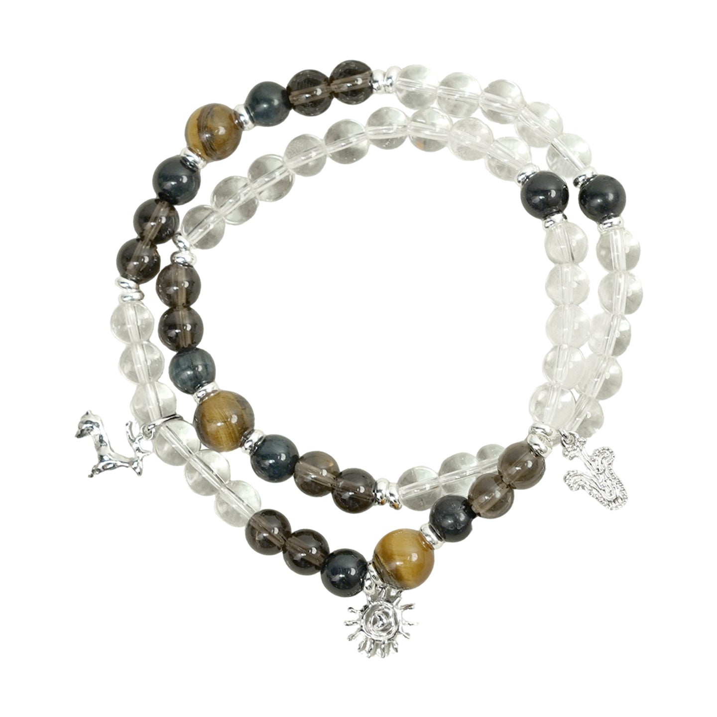 Life Tree Hunting Crystal Double Layer Bracelet