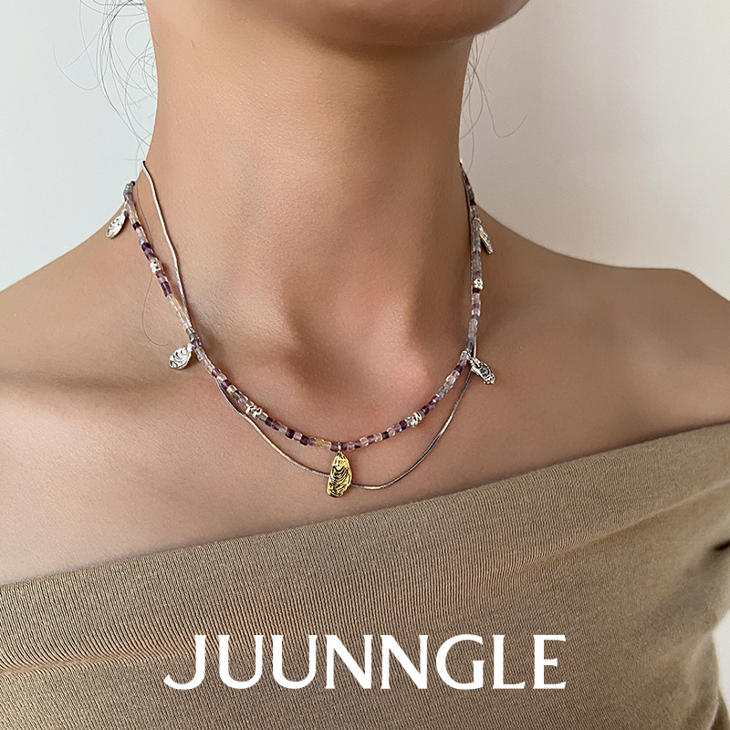 Mussel Bay Fluorite Necklace