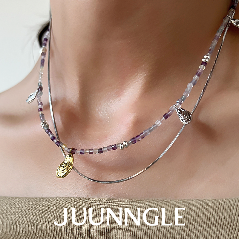 Mussel Bay Fluorite Necklace