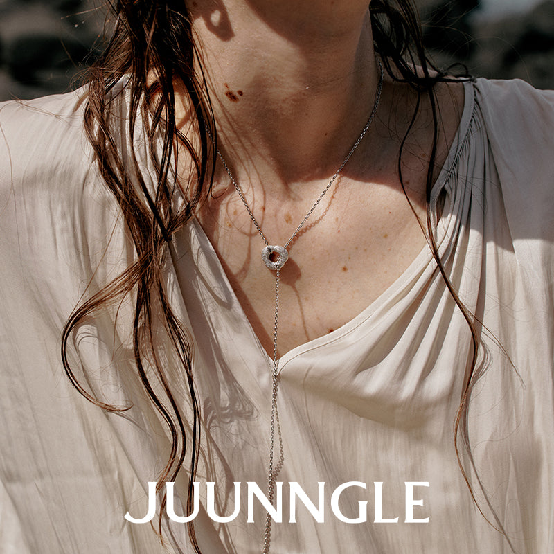 Pura Dust Hoop Necklace