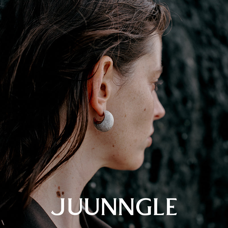 Pura Dust Full Moon Stud Earrings