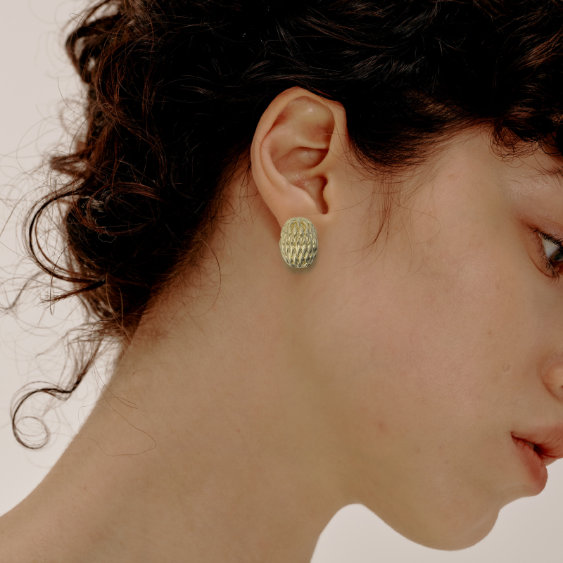 Lucky Scales Stud Earrings