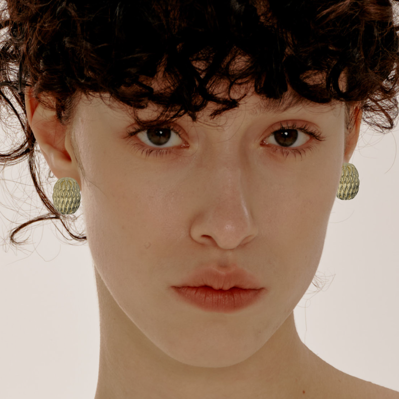 Lucky Scales Stud Earrings